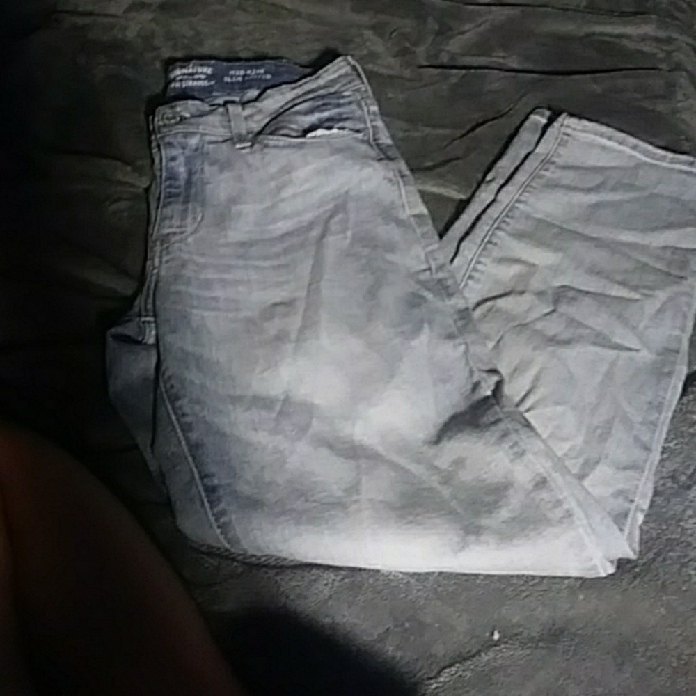 Signature levi pants mid rise slim cuffed